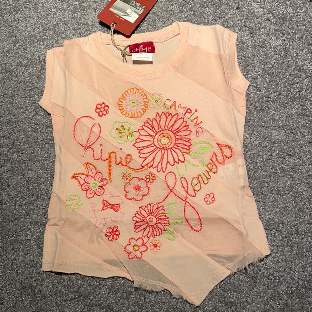 New Chipie Girls Pink Top